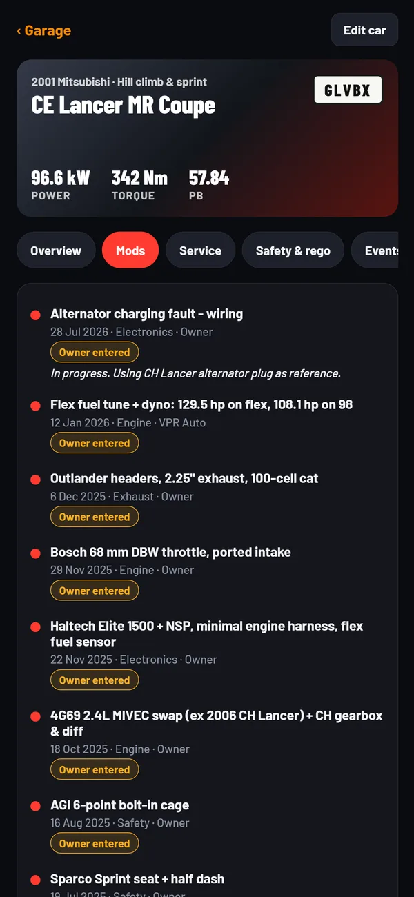 GLVBX app mods screen